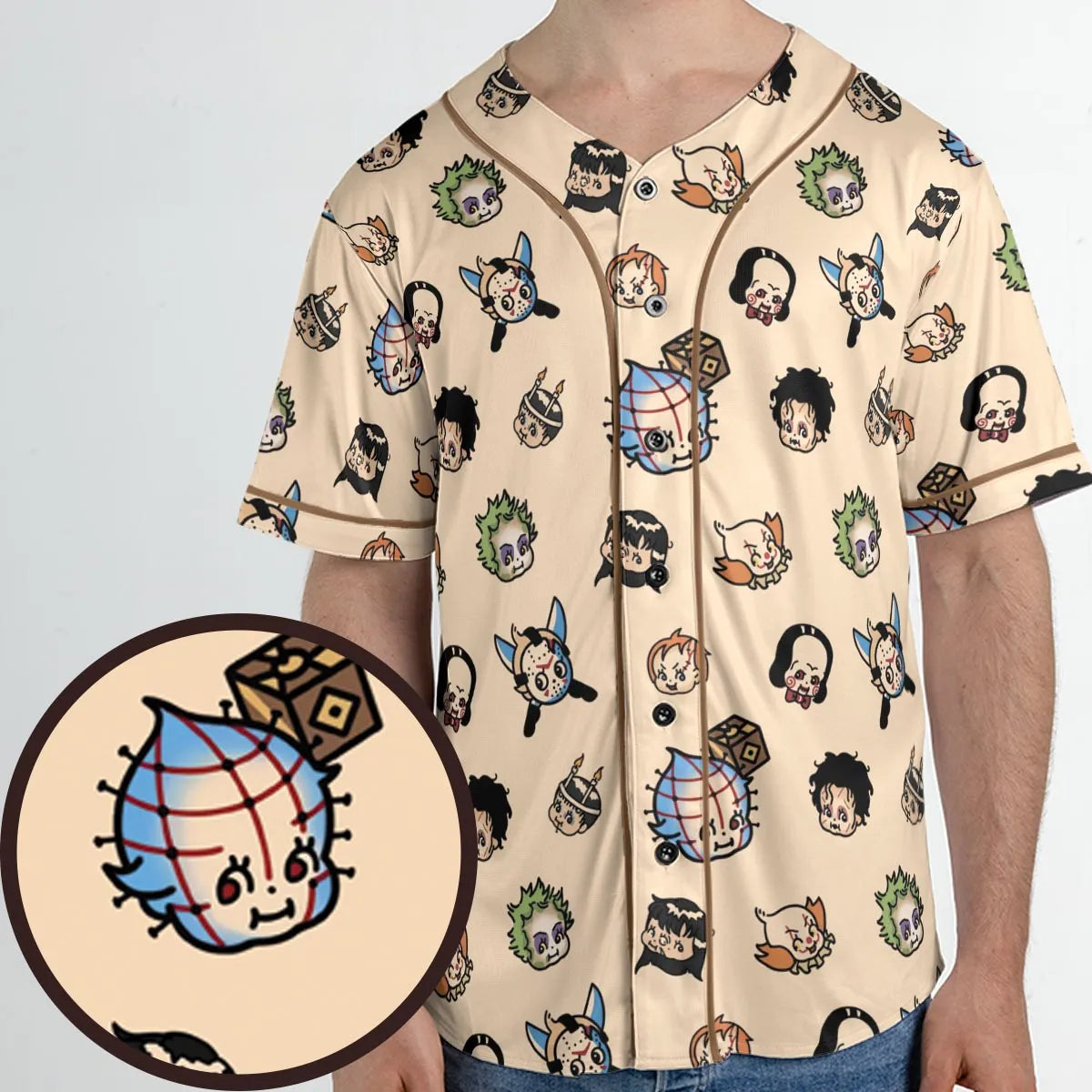 Horror Chic Unisex Baseball Jersey