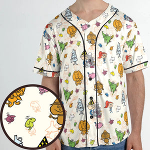 Chibi Tales Of The Wizard Of Oz Unisex Baseball Jersey