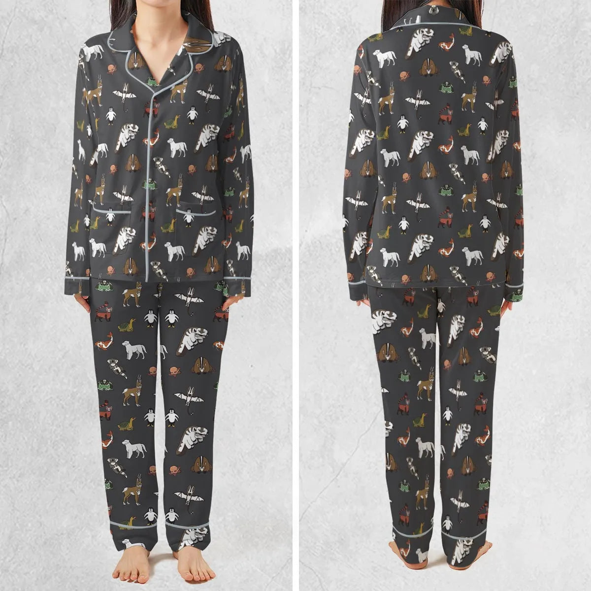 Menagerie Appa Sky Bison Momo Naga Pabu Avartar The Last Airbender Pajamas Set