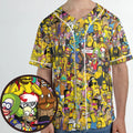 WWF Simpsons Unisex Baseball Jersey