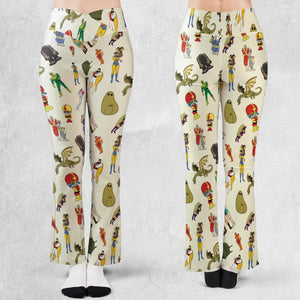 Herculoids and The Rest Of Hanna Barbera Space Stars Flare Leggings