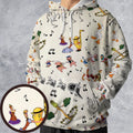 The Silly Symphony Characters All-over Print Hoodie