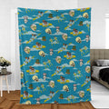 The Ambiguously Gay Duo Characters Patterns Fleece Blanket