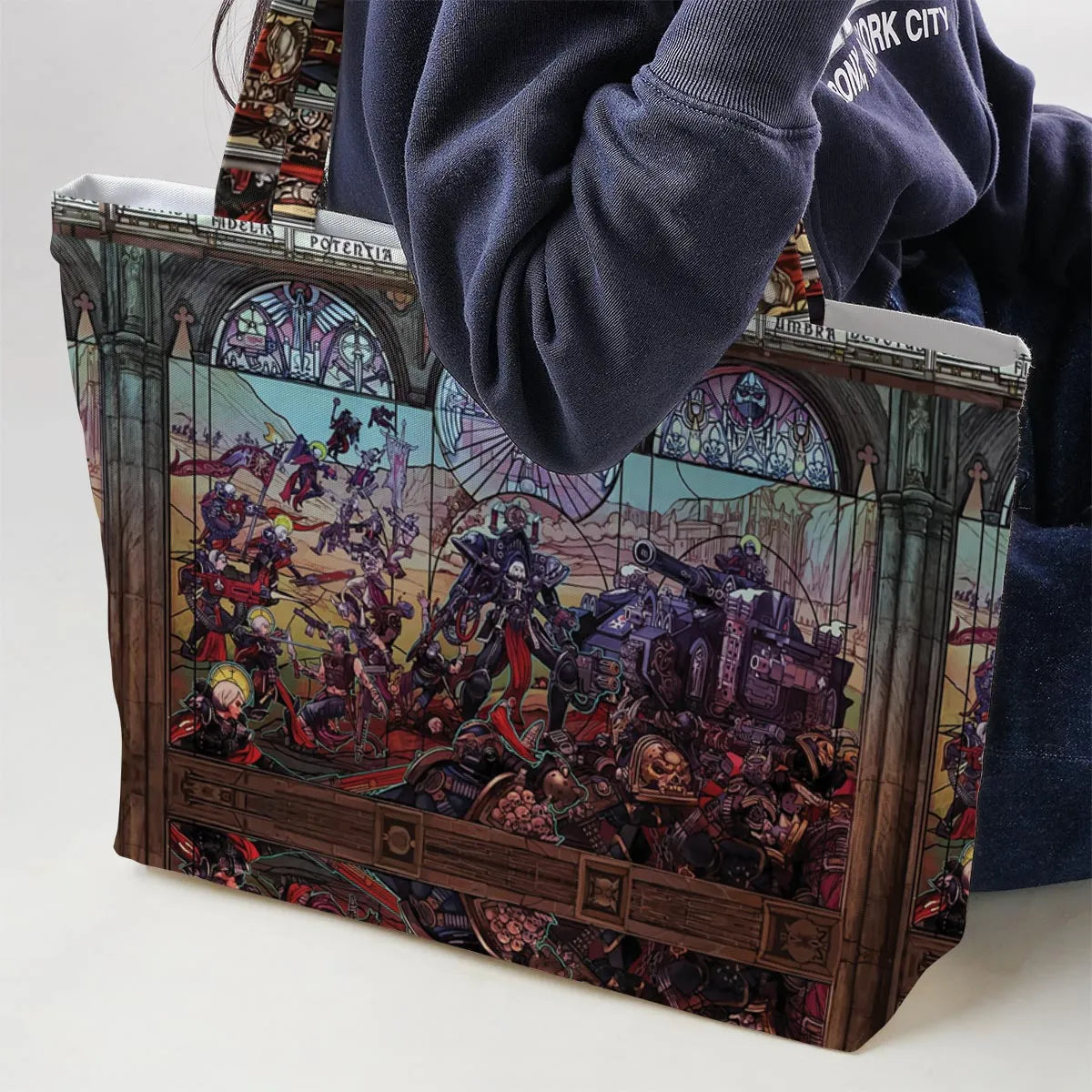 WH40K Library Large Tote Bag
