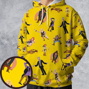 Blazing Saddles Characters All-over Print Hoodie