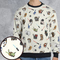Star Wars Characters as Cats All-over Print Sweatshirt