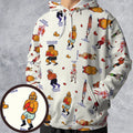 Retro Game Punch Out All-over Print Hoodie