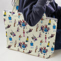 The New Adventures of Gilligan Pattern Large Tote Bag