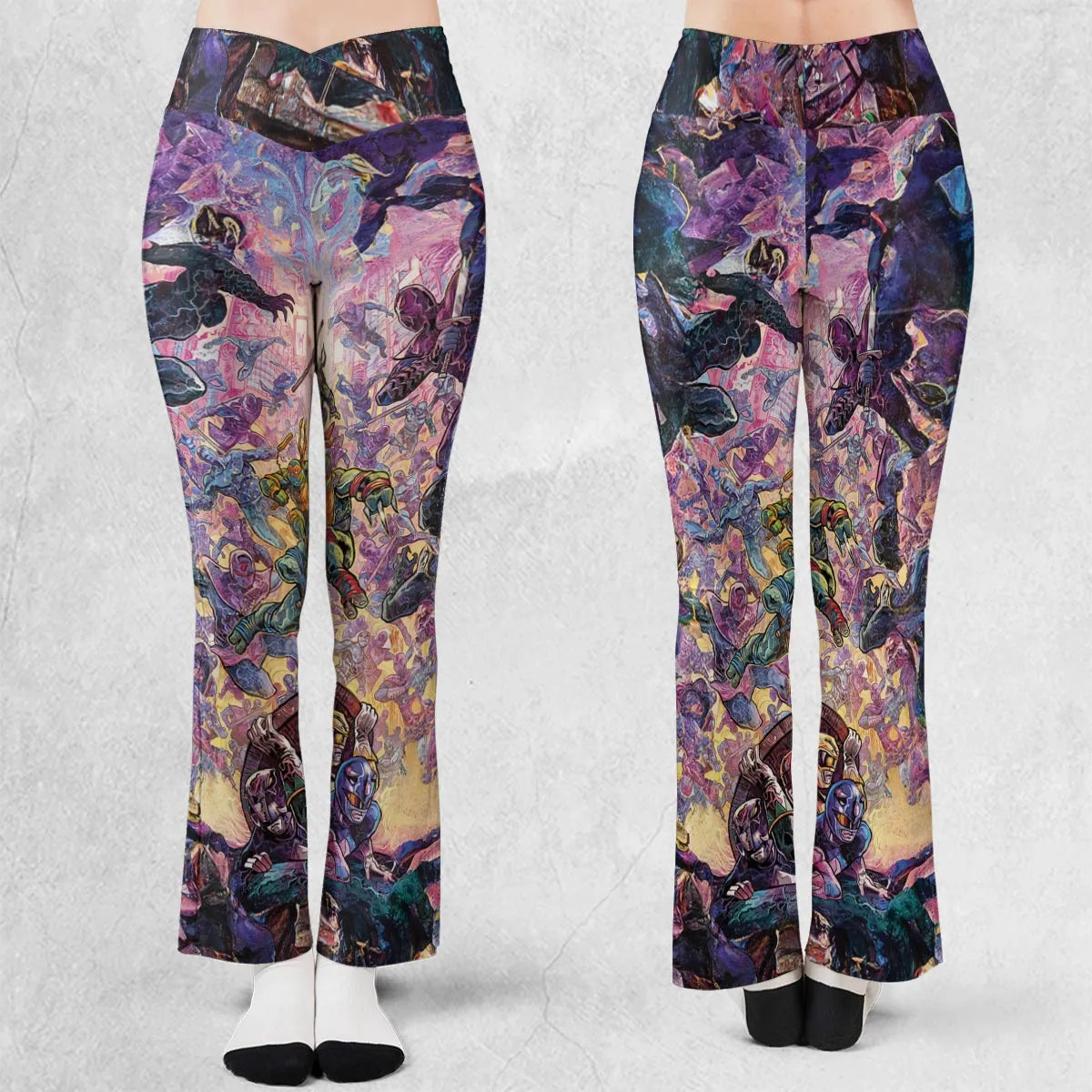 Shell Yeah Teenage Mutant Ninja Turtles Flare Leggings