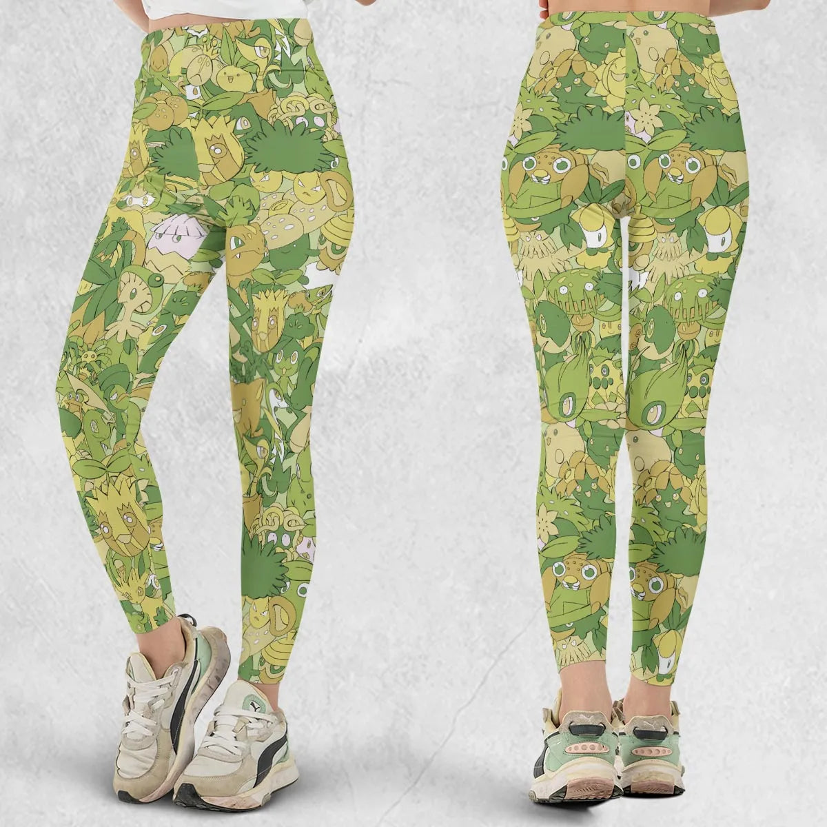 Grass Pokemon Pattern Legging