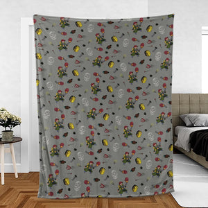 The Goonies Data Invention Fleece Blanket