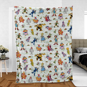 Gummi Bears Gang Fleece Blanket