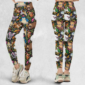 Exotic Tropical Pokemon Legging