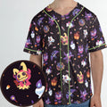 Trick or Treat Poke'ween Pokemon Unisex Baseball Jersey