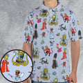 Halloween Costume The Simpsons AOP Men/Women Polo Shirt