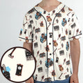 Supernatural Horror Evil Dead Halloween Unisex Baseball Jersey
