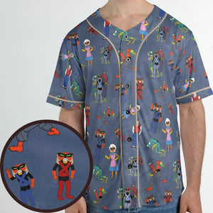 The Brak Show Characters Unisex Baseball Jersey
