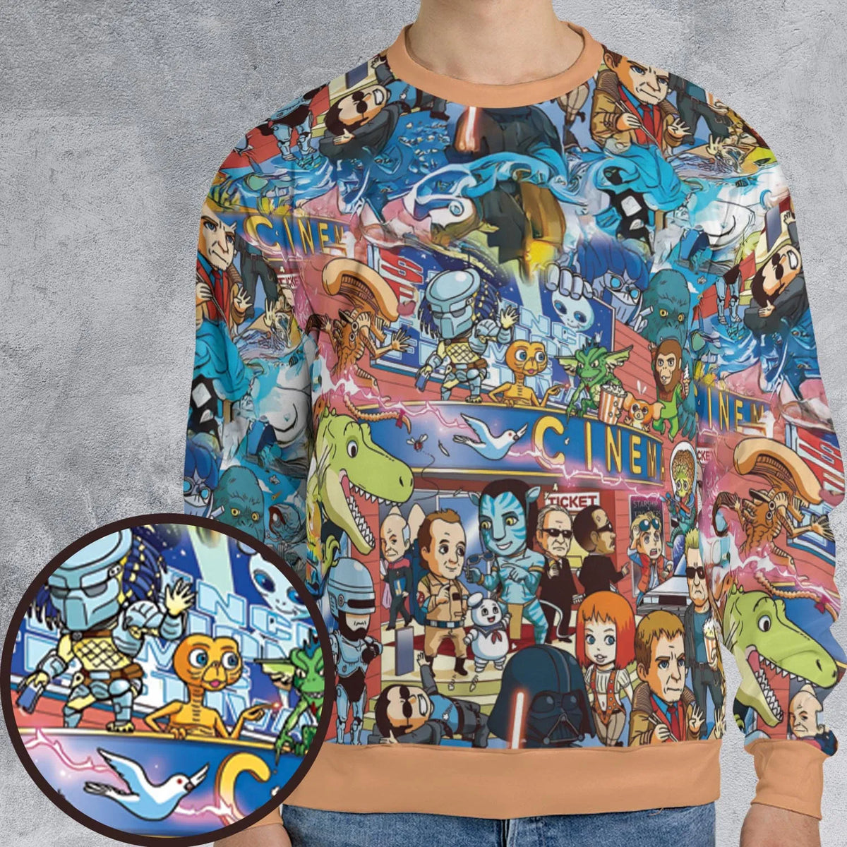A Space Odyssey All-over Print Sweatshirt