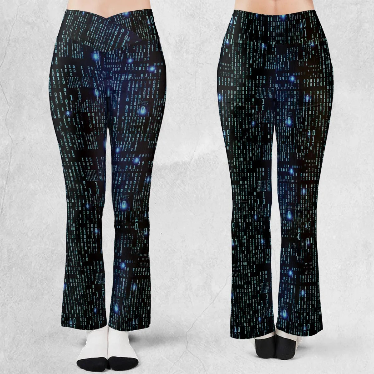 Binary Vibes Flare Leggings