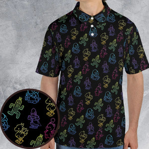 From Chocobos To Cactuars Final Fantasy AOP Men/Women Polo Shirt