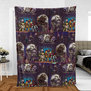 It's All Connected Fraggle Rock Fleece Blanket