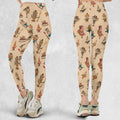 Retro Dessert Mascots Carvel comic book Ice Cream Legging