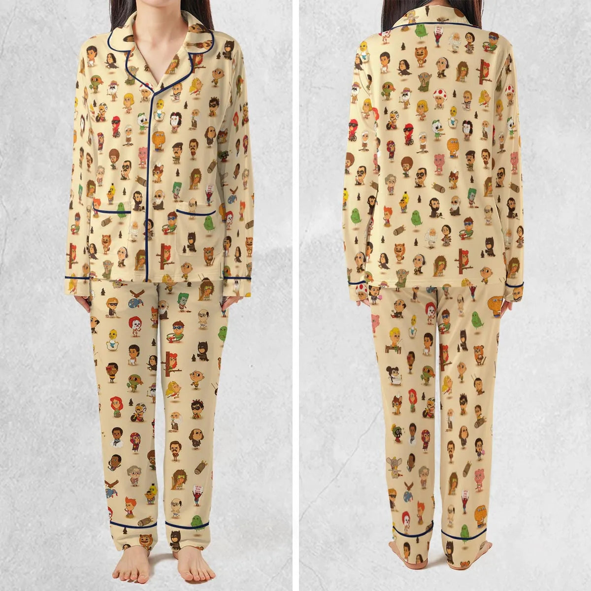 Mini Famous Characters Pajamas Set