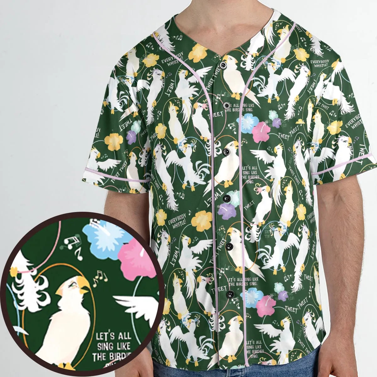 Tiki Room Showgirls Unisex Baseball Jersey