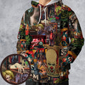Vintage Scary All-over Print Hoodie