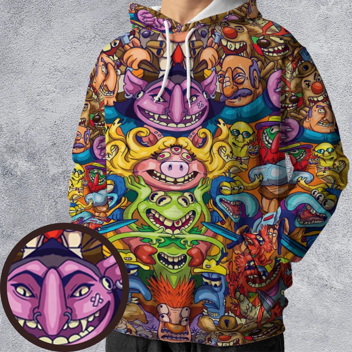 Monster Muppets The Muppets Characters All-over Print Hoodie