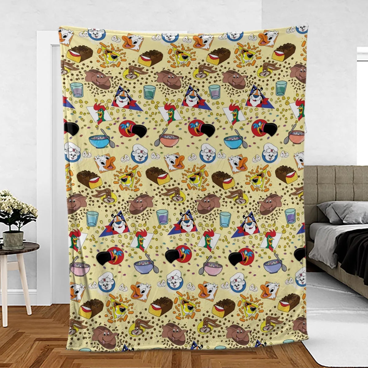 Bimbo Cheetos Cereal Mascot Fleece Blanket
