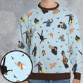 High Anxiety Characters All-over Print Sweatshirt