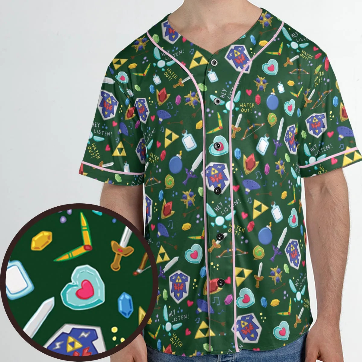 The Legend Of Zelda Unisex Baseball Jersey
