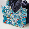 The Smurfs Pattern Large Tote Bag