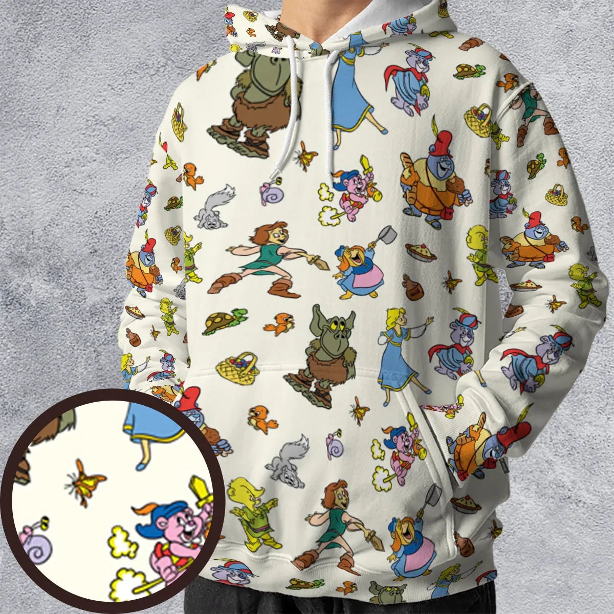 Gummi Bears Characters All-over Print Hoodie