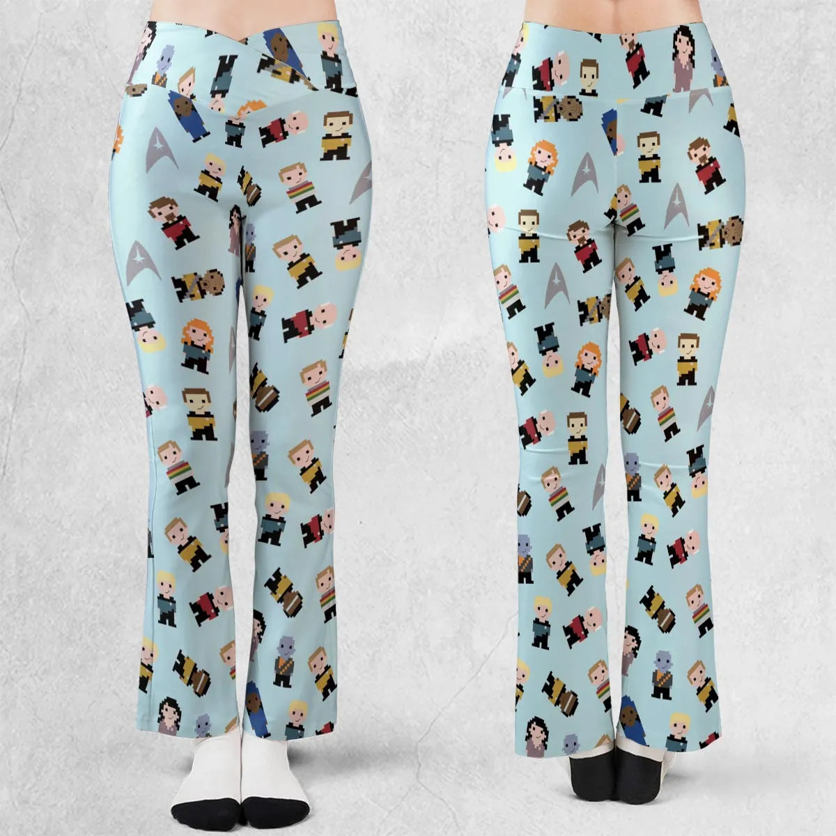 Star Pixel Star Trek Flare Leggings