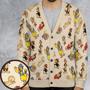 Harvey TV Stars Cartoon Characters Cardigan