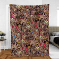 Pro Wrestlers Fleece Blanket