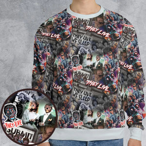 They Live Seamless Pattern All-over Print Sweatshirt