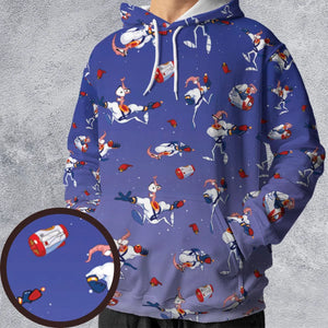 Ungroovy Earthworm Jim All-over Print Hoodie