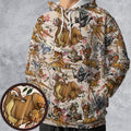 Little Wild Bambi All-over Print Hoodie