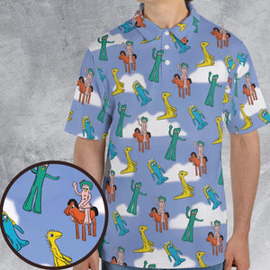 Gumby Characters AOP Men/Women Polo Shirt
