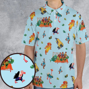 Bedknobs and broomsticks Characters AOP Men/Women Polo Shirt