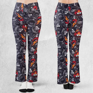 Animal The Muppets Pattern Flare Leggings