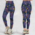 Flash Gordon Cartoon Characters Legging