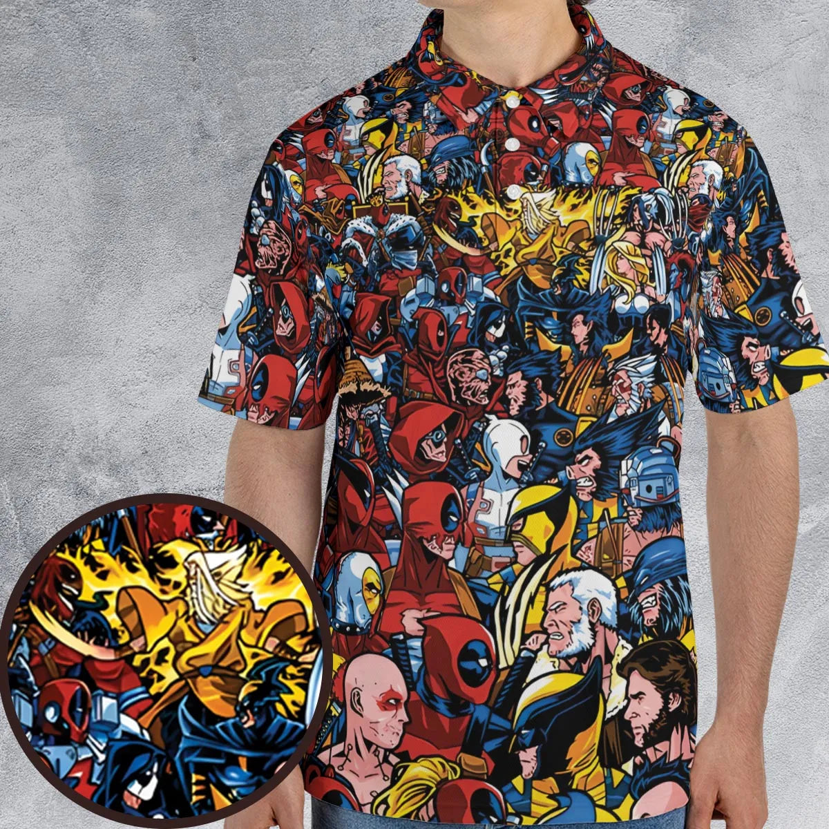 70 Variants and Bloodlines AOP Men/Women Polo Shirt