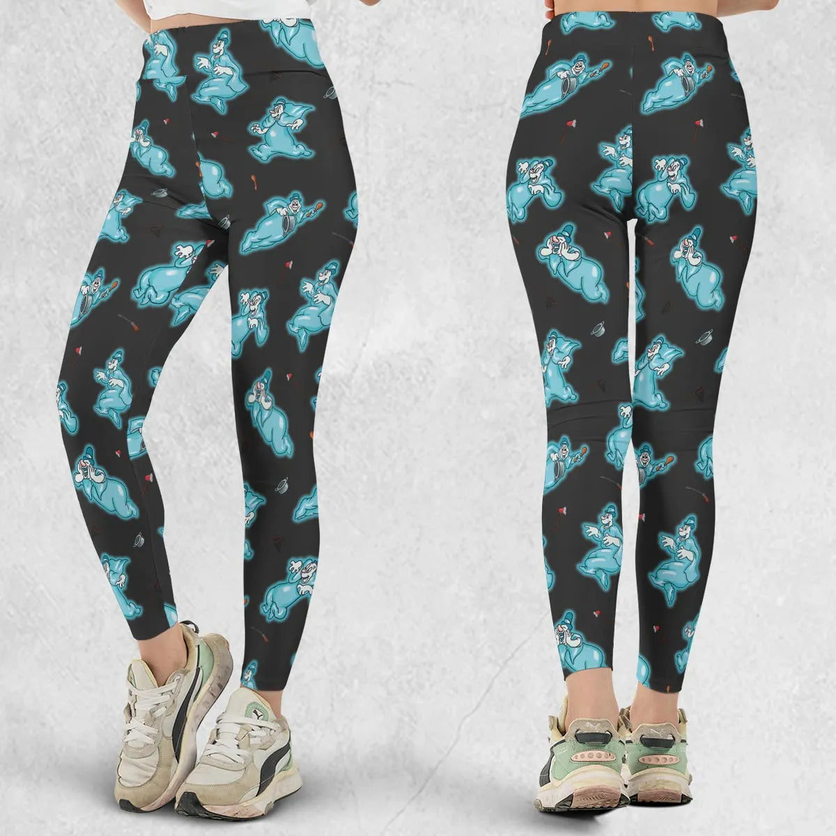 Classic Animated Cartoon Lonesome Ghosts Legging