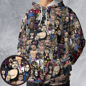 All-over Print Hoodie - 417N8ZP4 -  - 1