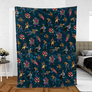 The Pirates of Dark Water characters Fleece Blanket