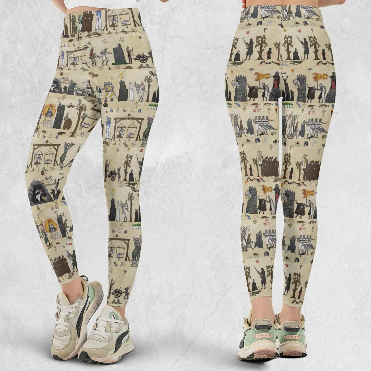 Bayeux Tapestry Monty Python Legging